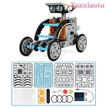 Stem Solar Robot Kit For Kids - 12'si 1 Arada Güneş Enerjili Robot