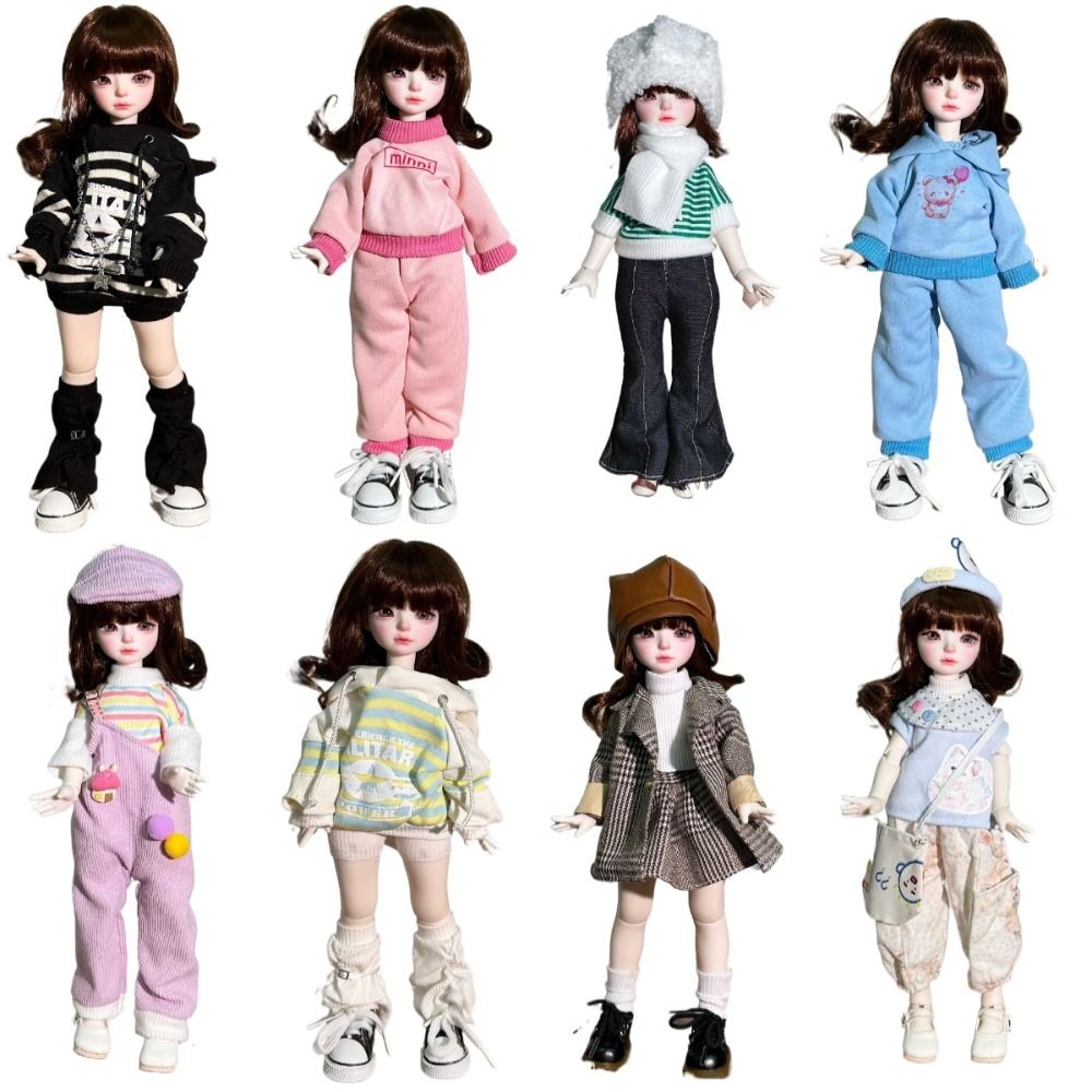 Bjd Doll 1 6 Full Set With Clothes - 1/6 BJD Bebek Elbise Bebek Moda