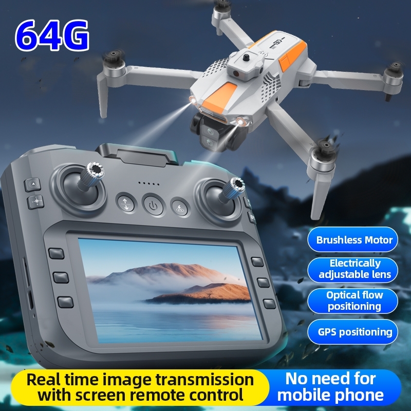 Fpv Brushless Rc Drone 4K - LF669 FPV Drone 5G 4.5 inç