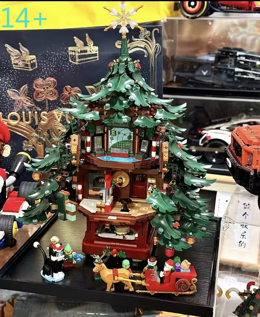 Building Blocks - En Ucuz 3171 Parçalı Noel Aile