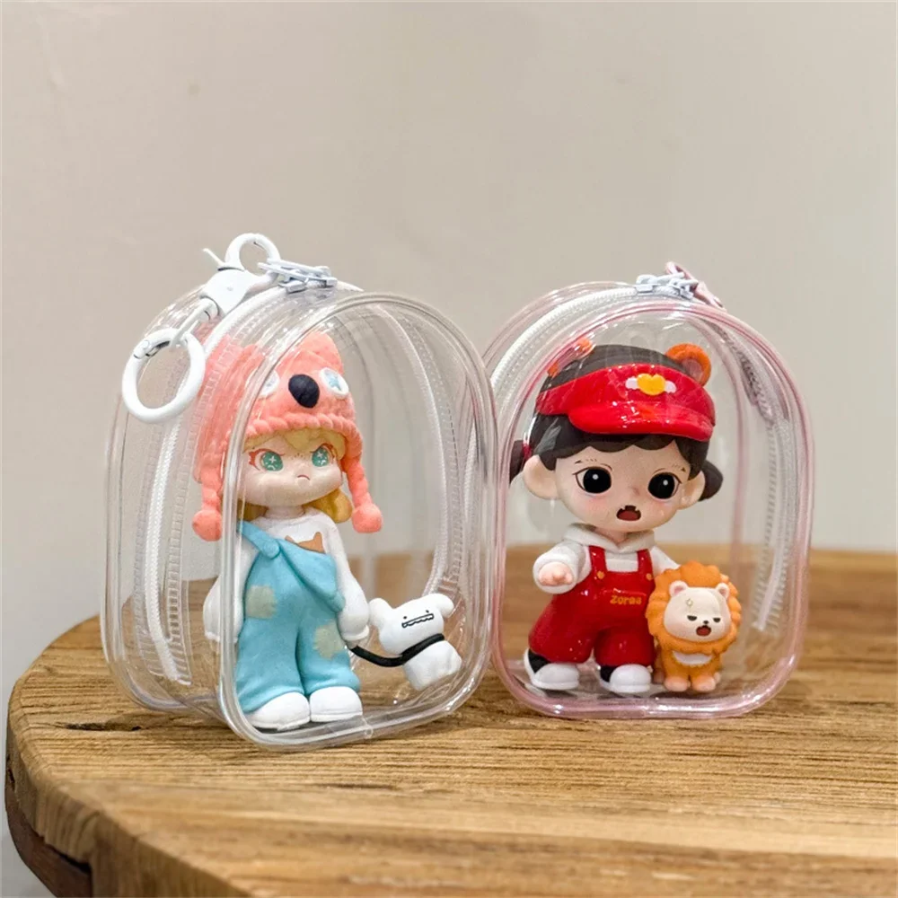 Dolls - 12 cm PVC Şeffaf Saklama Çantası,