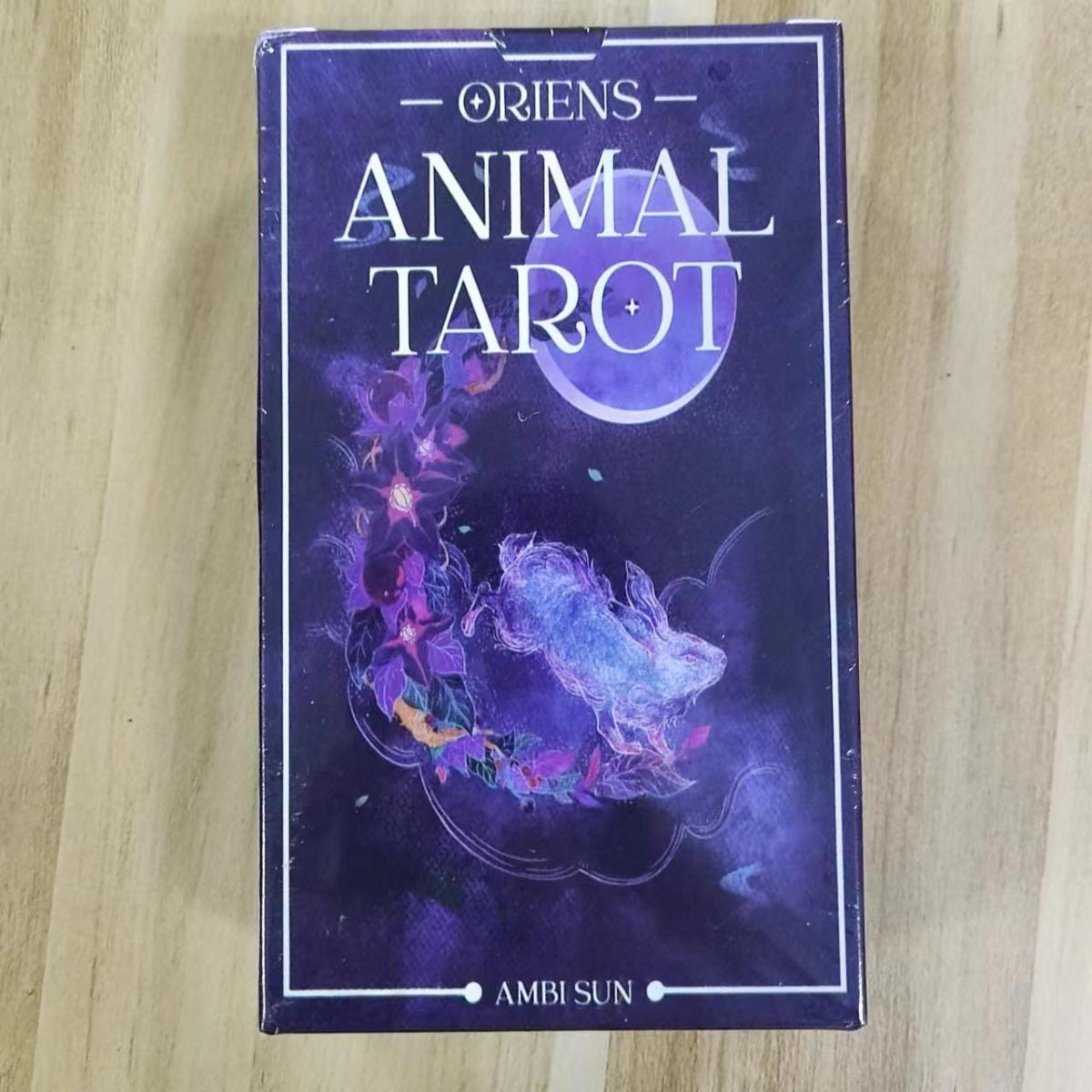 Tarot Cards Deck With Guidebook - 12x7 Cm Oriens Hayvan Tarot 78