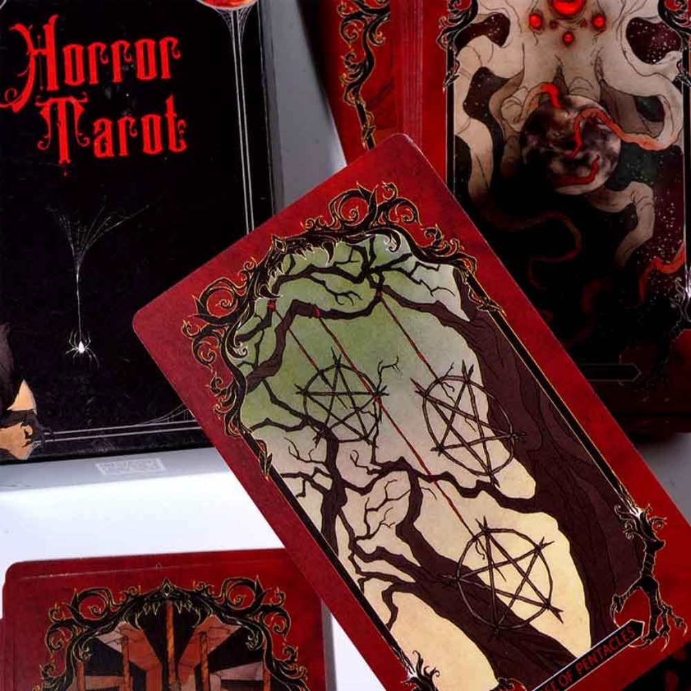 Tarot Cards Deck With Guidebook - 10.3*6cm korku Tarot güverte kartı oyunu