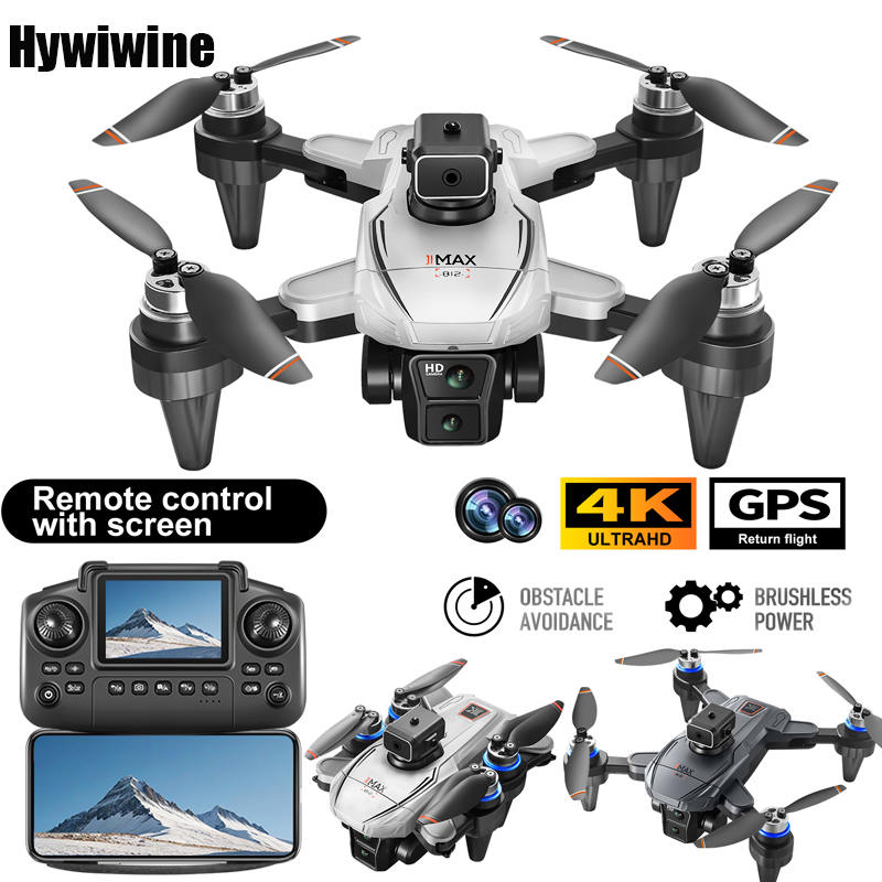 Fpv Brushless Rc Drone 4K - GPS RC Drone Ekranlı 4K Profesyonel