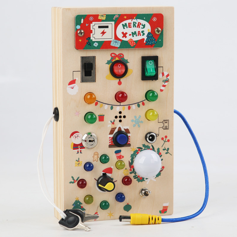 Montessori Esintili Hayat Bece - Montessori Wooden Busy Board Toddler incelemesi ve fiyatı