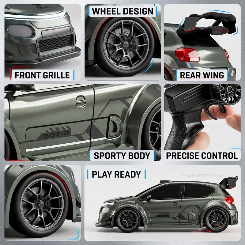 2026 YENİ SG718 Yarış Pisti Dr - Rc Drift Car 1 24 Scale 4Wd incelemesi ve fiyatı