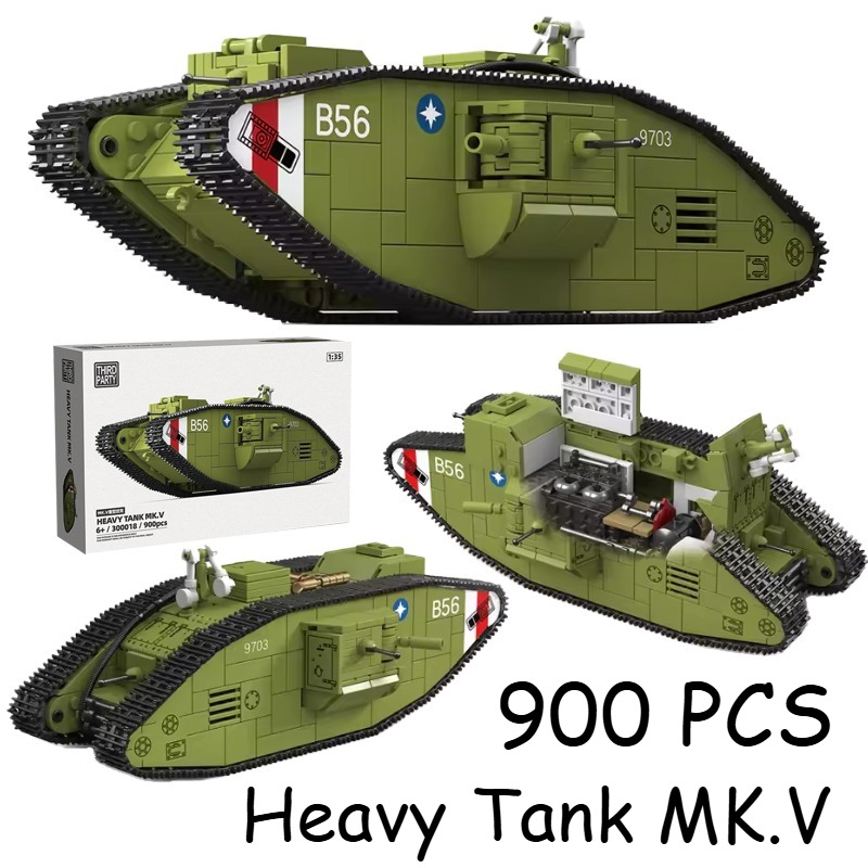 900 adet birinci dünya savaşı  - Lego Compatible Military Tank incelemesi ve fiyatı