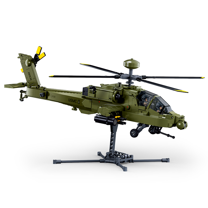 Sluban M38‑B1536 Boeing AH‑64D - Lego Compatible Military Tank incelemesi ve fiyatı