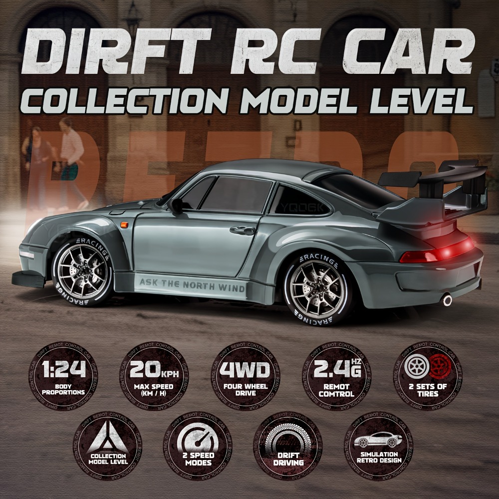 2.4G Uzaktan Kumandalı RC Drif - Rc Drift Car 1 24 Scale 4Wd incelemesi ve fiyatı
