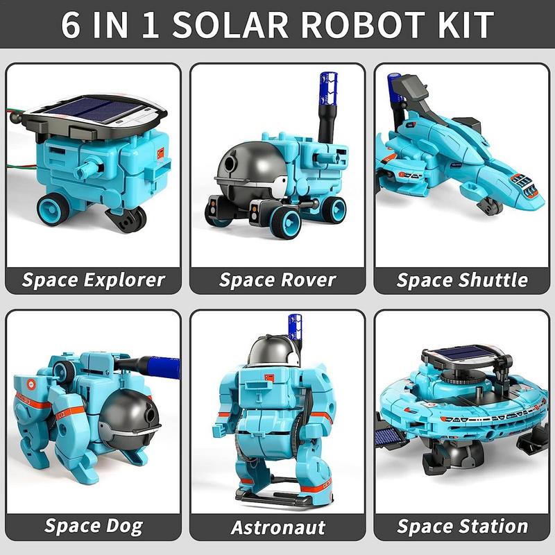 6 In 1 güneş Robot kiti çocukl - Stem Solar Robot Kit For Kids incelemesi ve fiyatı