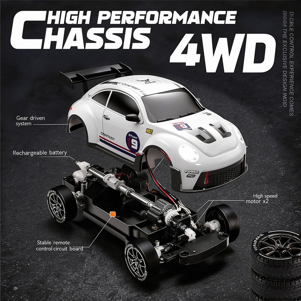 1:24 Ölçekli Uzaktan Kumandalı - Rc Drift Car 1 24 Scale 4Wd incelemesi ve fiyatı