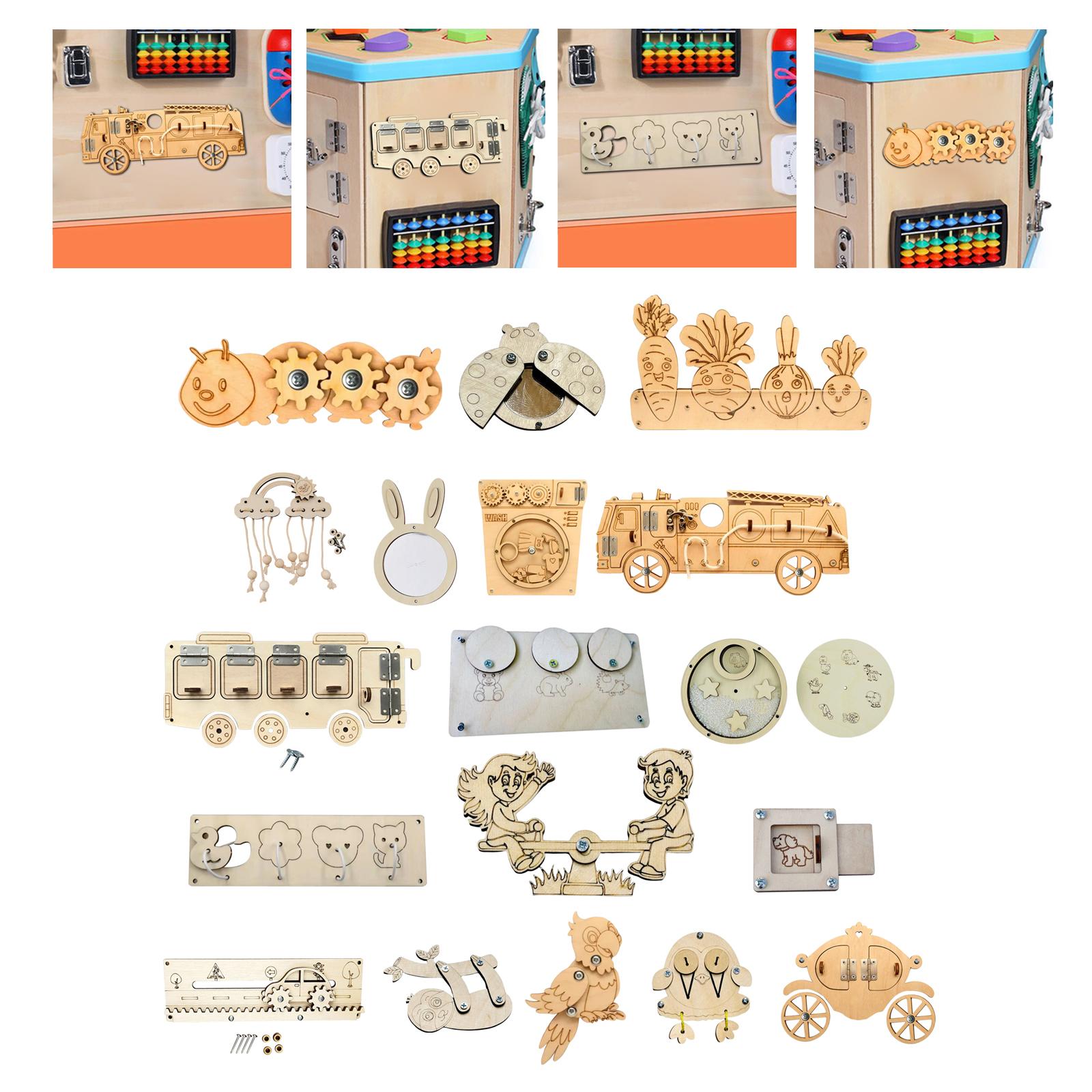 Ahşap Aktivite Tahtası Parçala - Montessori Wooden Busy Board Toddler incelemesi ve fiyatı