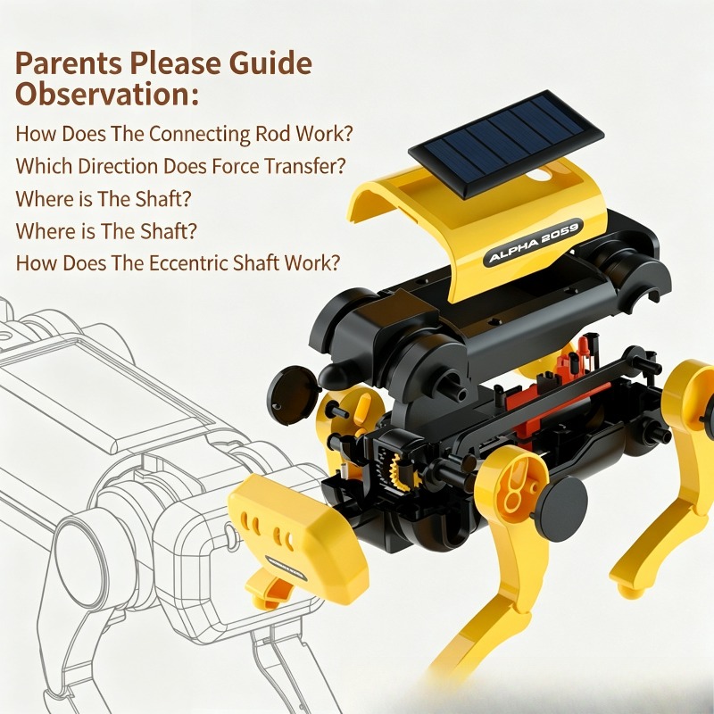 DIY Güneş Enerjili Yürüyen Mek - Stem Solar Robot Kit For Kids incelemesi ve fiyatı