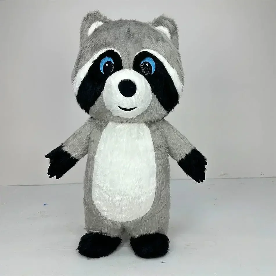 Gri Peluş Şişme Rakun Maskot K - Dolls incelemesi ve fiyatı