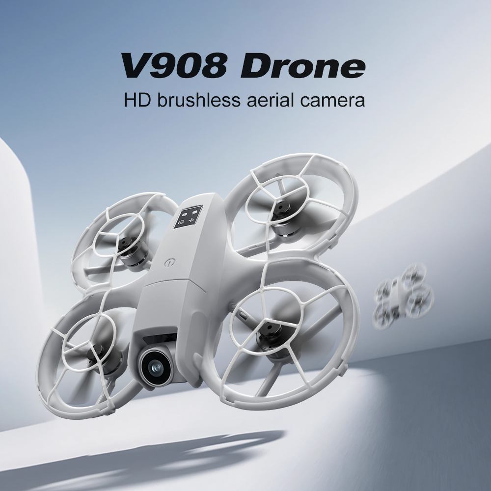 Orijinal V908 Katlanabilir GPS - Fpv Brushless Rc Drone 4K incelemesi ve fiyatı