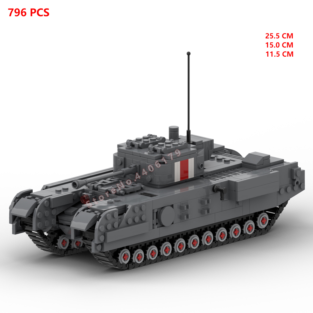 Sıcak askeri İkinci dünya sava - Lego Compatible Military Tank incelemesi ve fiyatı
