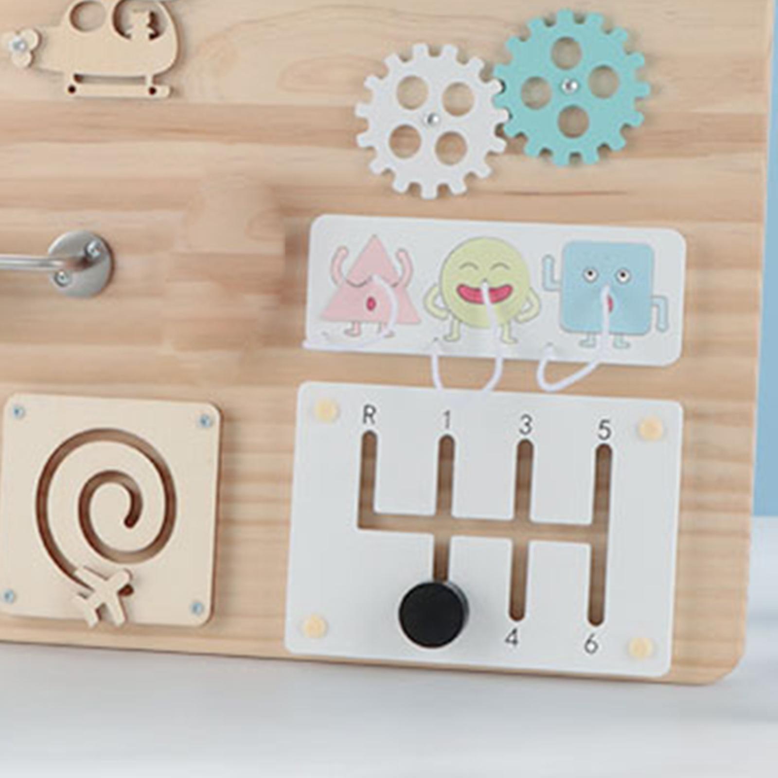 Ahşap Aktivite Panosu Malzemes - Montessori Wooden Busy Board Toddler incelemesi ve fiyatı