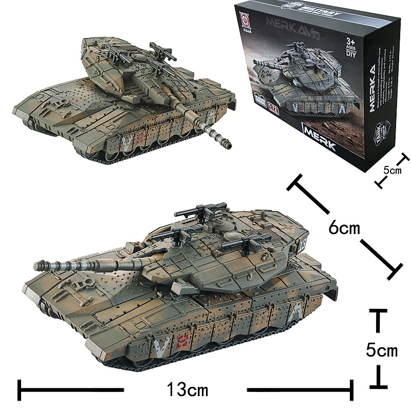 1/72 İsrail Merkava Ana Muhare - Lego Compatible Military Tank incelemesi ve fiyatı