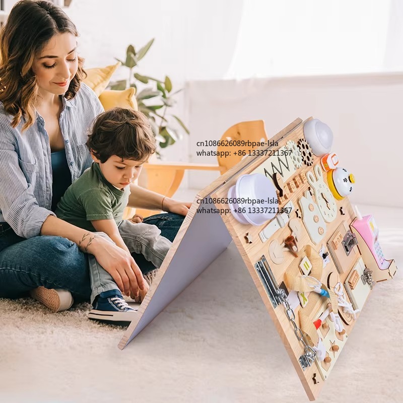 Montessori Aktivite Panosu Ahş - Montessori Wooden Busy Board Toddler incelemesi ve fiyatı