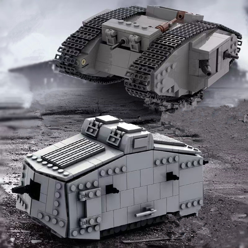Popüler Alman Askeri Yapım Set - Lego Compatible Military Tank incelemesi ve fiyatı